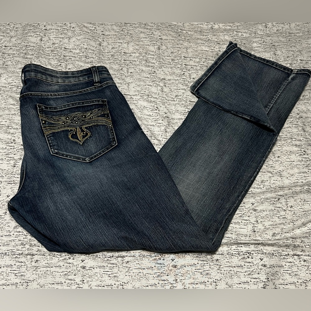 Cache blue jeans sz 8